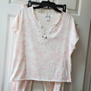 CINEMA PINK FLORAL PAJAMAS